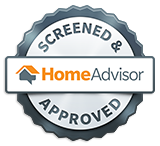 Screen & Approved Home Advisor Seal of Approval 